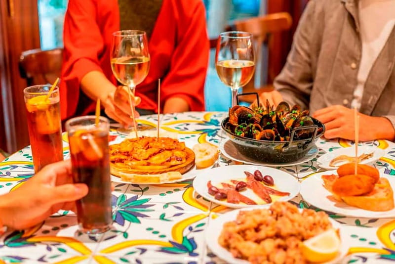 Barcelona: Private Tapas & Wine with Flamenco Show Old Town - Two-bar pintxos and tapas: what you actually eat (and why it works)