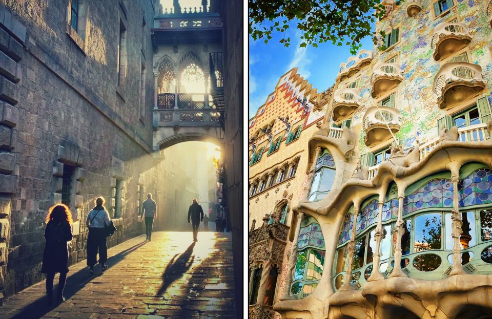 Barcelona: Ramblas, Old Town & Gaudí Houses Walking Tour - Passeig de Gràcia: a Gaudí lesson you can reuse