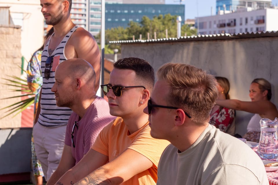Barcelona: Rooftop Paella Cooking Class with Sangria - The cooking steps that make paella click