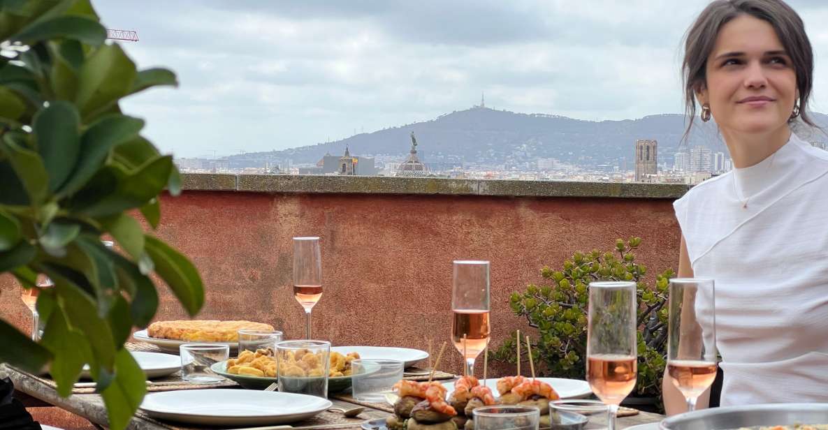 Barcelona: Rooftop Tapas and Sangria Class with a Chef - Barceloneta rooftop views over Port Vell