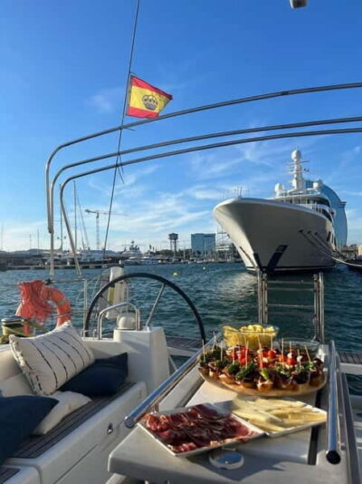 Barcelona: Sailing Tour + Food, Drinks, Swim & Sunset Option - Two Hours of Sailing With Real Personality
