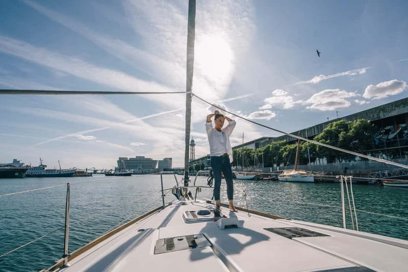 Barcelona: Sailing Tour + Food, Drinks, Swim & Sunset Option - Swim Stop in the Mediterranean: Worth It, But Not Guaranteed