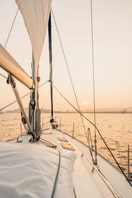 Barcelona: Sailing Tour with Young Local Captain & Drinks - The Viewpoint Break: Wine, Champagne Tasting, and a Swim Moment