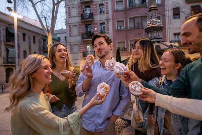 Barcelona Side Streets Tapas & Wine Tour - The first taste at Perikete: Catalan plates and porrón white wine