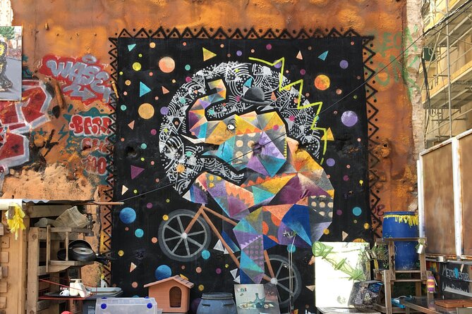 Barcelona Street Art Tour with Exclusive Artist Studios Visit - Stop 4: Jardins de les Tres Xemeneies and the Street-Sport Scene