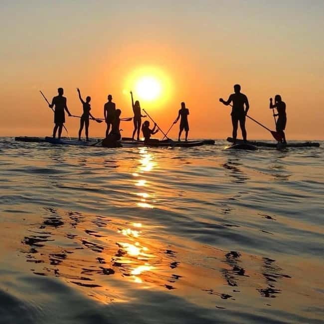 Barcelona: Sunrise or Sunset Paddle Surf with Photos - Sunrise vs sunset paddleboarding in Barcelona: pick your mood