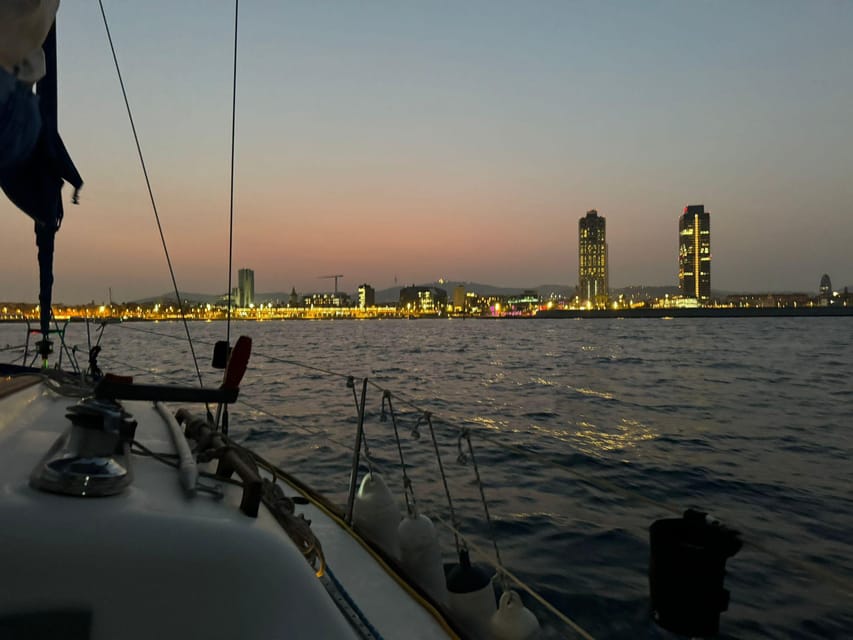 Barcelona: Sunset Sailboat Cruise with Drinks and Snacks - Drinks and snacks on board: what you really get for the price