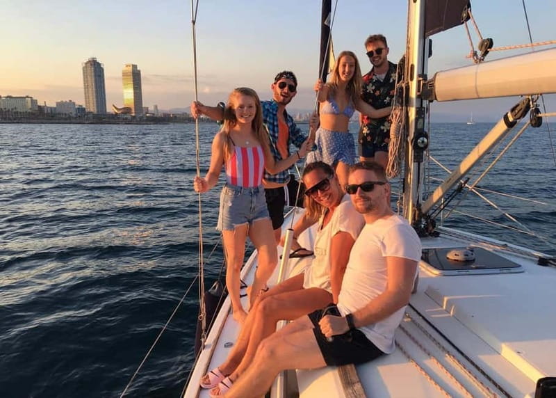 Barcelona: Sunset Sailboat Cruise with Open Bar and Snacks - Olympic Port to Barceloneta: how the route shapes the views