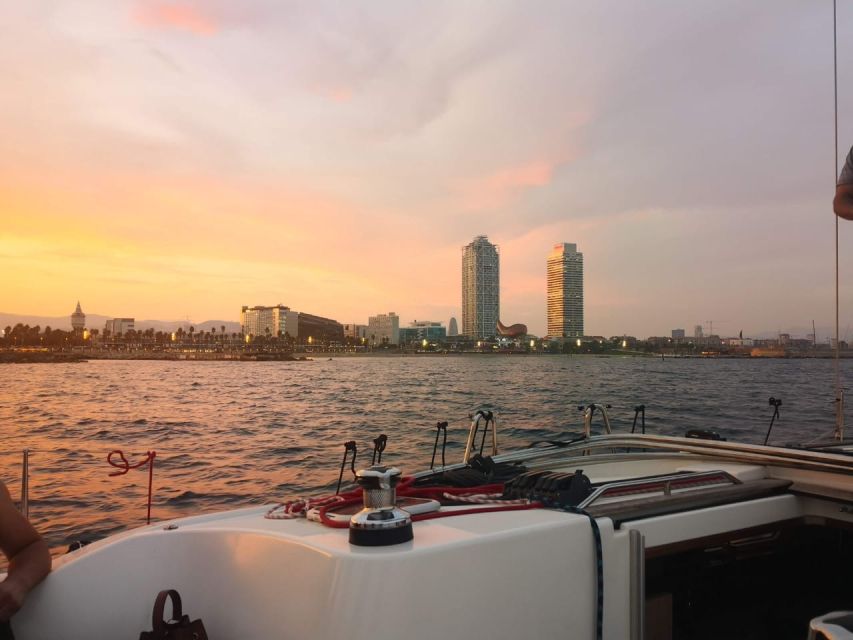 Barcelona: Sunset Sailing Experience with Snacks and Cava - Winter trips: when you can swim, but you should dress for it