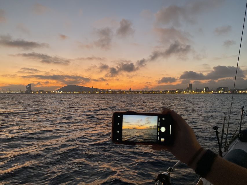 Barcelona: Sunset Sailing Tour with Open Bar & Snacks - The swim stop: short, optional, and very weather-dependent