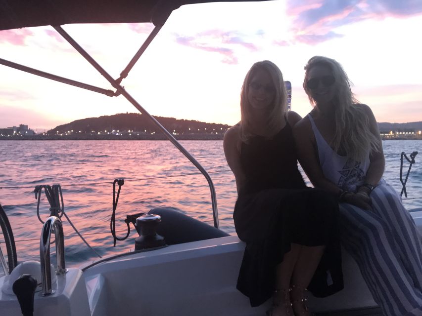 Barcelona: Sunset Sailing Tour with Open Bar & Snacks - Sunset over the Mediterranean: the core reason to book