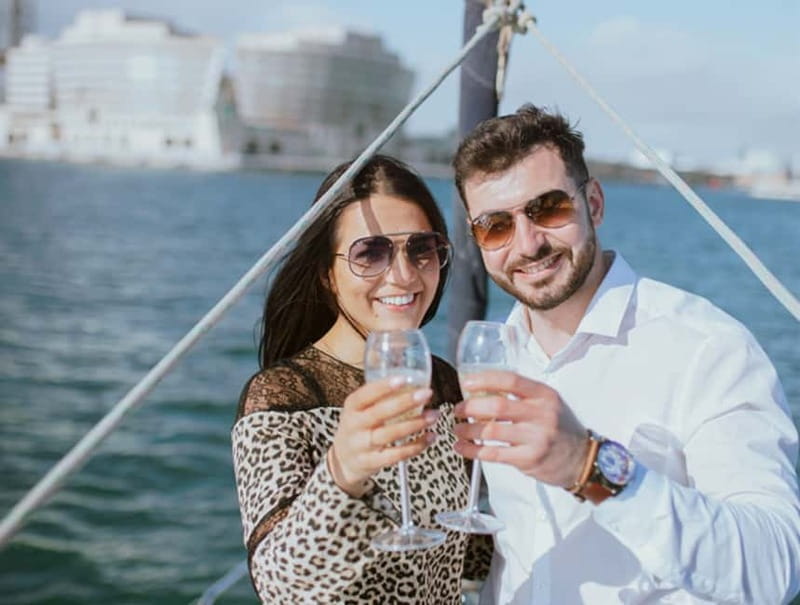 Barcelona: Sunset Skyline Cruise with Cava and Snacks - Where the cruise starts: Port Olímpic’s two-tower meeting point