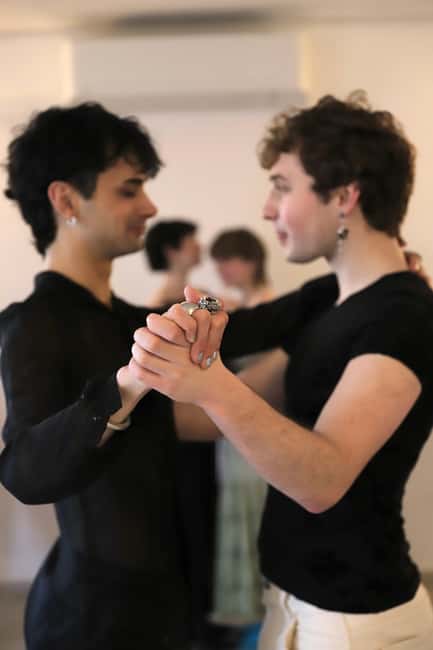 Barcelona: Tango Lesson with Drinks and Video - The Catalan Setting: Gegants and Bestiaris in a Tango Room