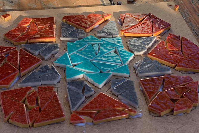 Be an Artisans in Seville for a day - Triana market workshop setting and the Salón Deza mosaic idea