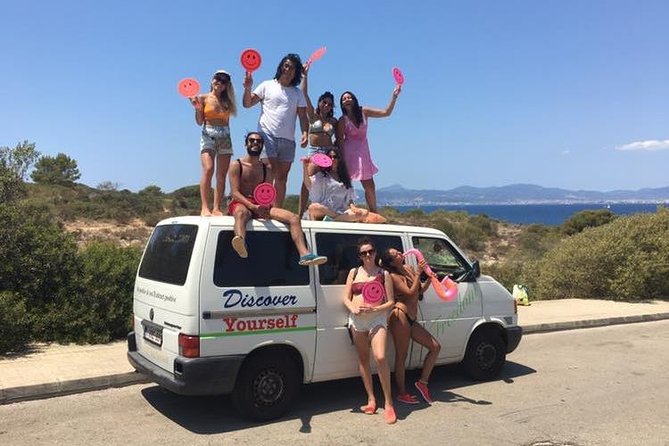 Beach Tours Mallorca. The Happy Vans. - Stop 1: the “not on the map” beach path and snorkeling in turquoise water