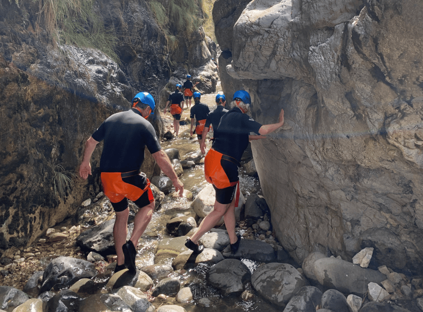 Benahavís: Guided Canyoning Adventure (Benahavís River Walk) - Canyon of the Angosturas: swims, caves, slides, jumps, and optional rappel