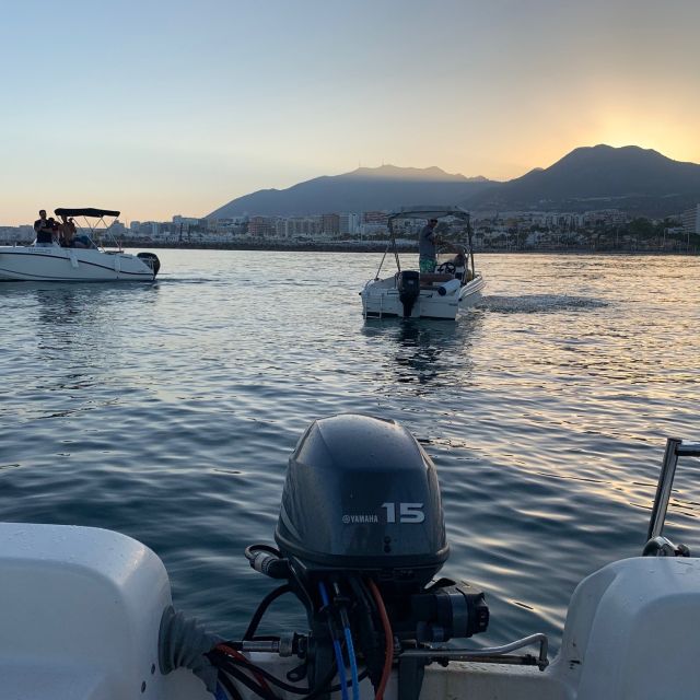 Benalmádena: Costa del Sol License-Free Boat Rental - Your water time: dolphins, swimming, snorkeling, and marine life