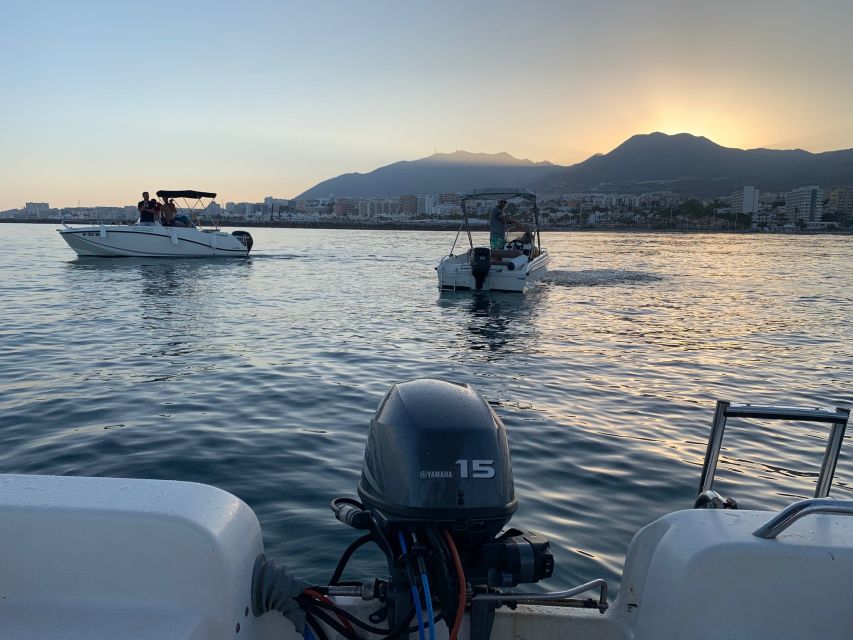 Benalmádena: Costa del Sol License-Free Boat Rental - The real value math: $35 per group, plus what you still pay
