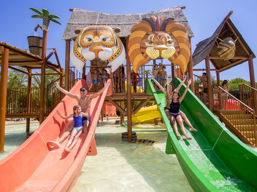 Benidorm: Aqua Natura Amusement Park 1-Day Entry Ticket - Kids Zone strategy: splash pools, small slides, and parent-friendly viewing