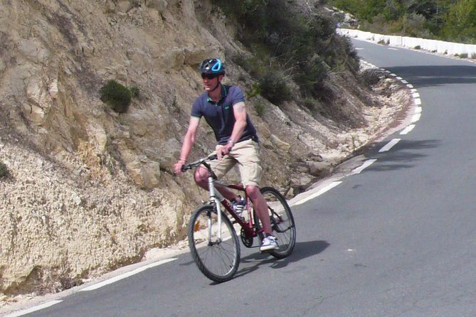 Benidorm Bike Tour with Hotel Pick up - Up Mt Aitana: the part that sets you up for an easy ride