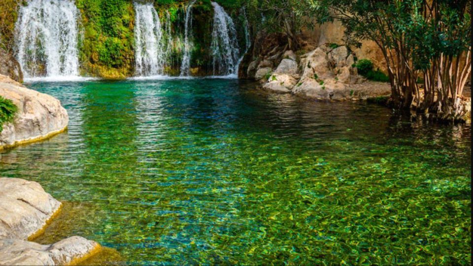 Benidorm: Guided Jeep Trip to Guadalest and Algar Falls - Fuentes del Algar Waterfalls: Pools, Dips, and Footwear Matters