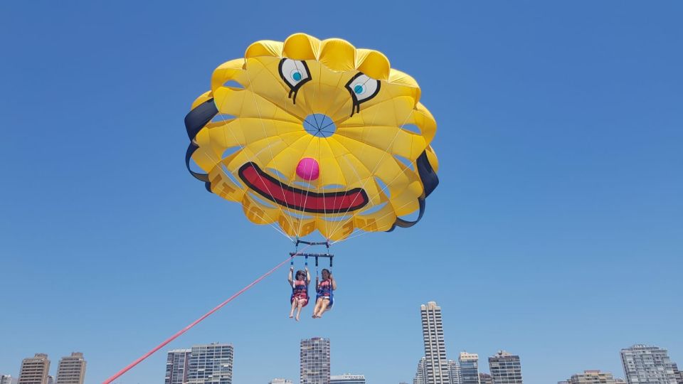 Benidorm: Parasailing Boat Trip with Costa Blanca Views - Launch and the First Minutes Up: Rear-Boat Takeoff to Calm Air