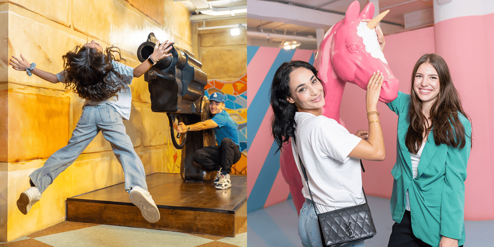 Big Fun Museum Barcelona – Interactive Fun Experience - Inside the nine themed rooms: giant illusions to mirror games
