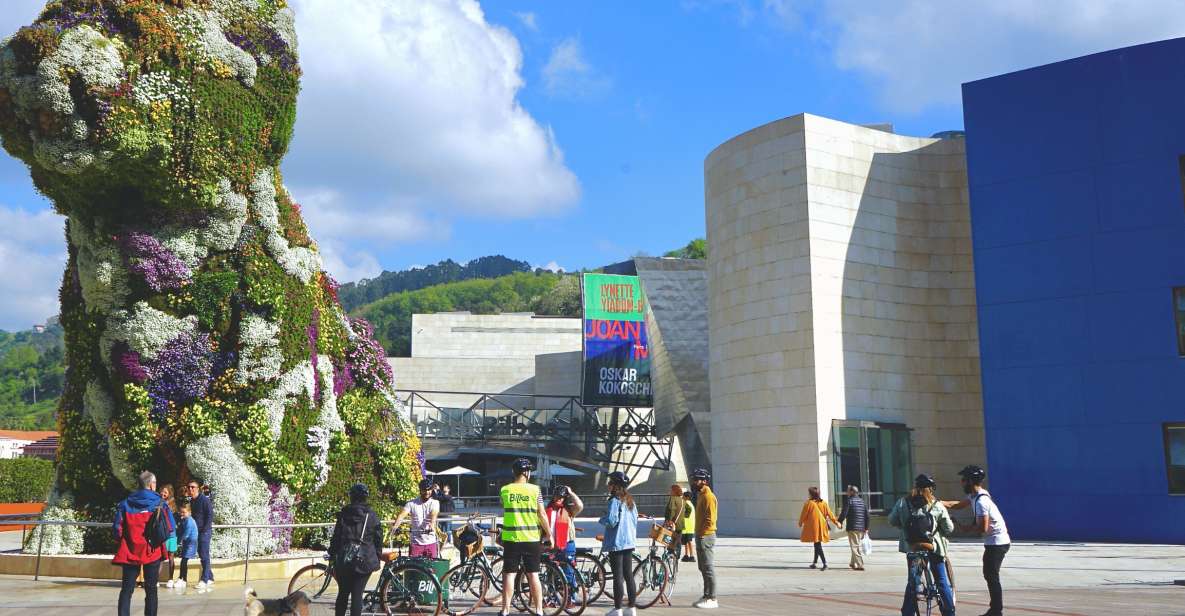 Bilbao: City Highlights Guided Bike Tour - Guggenheim Museum stops: the art icon and the bridge viewpoints