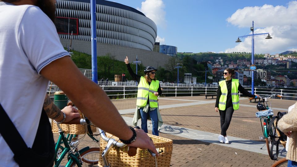 Bilbao: City Highlights Guided Bike Tour - Zubizuri and Gran Vía: bridges, lines, and photo-friendly motion