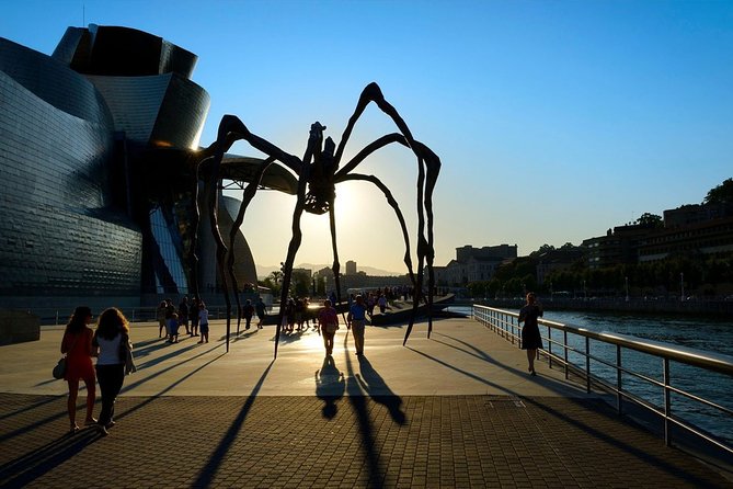 Bilbao: Guggenheim Like Never Before: VIP Access. Small Group.Top - Gehry’s Titanium Building: Exterior Stops That Pay Off