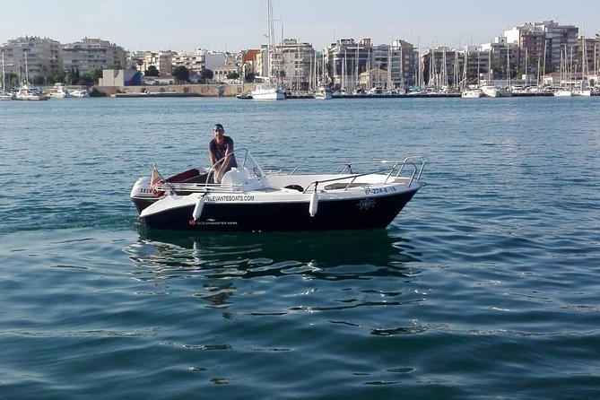 Boat rental in Torrevieja - Choosing routes with real sea-condition common sense