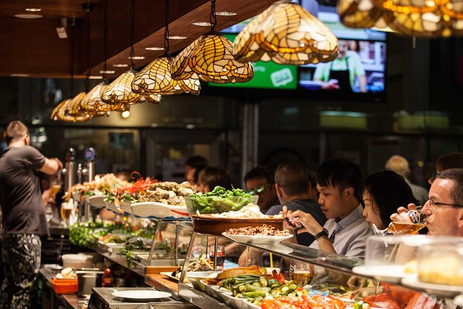 Boqueria & St Caterina Markets with Food & Tapas Small Group Tour - From Plaça Reial onto the Ramblas: the best way to start