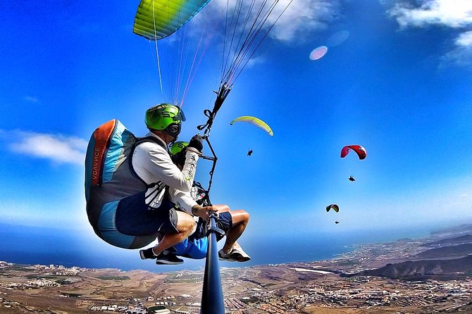 BRONZE tandem paragliding flight in South Tenerife, free pick up - Price and value: what $133.08 buys you in real terms