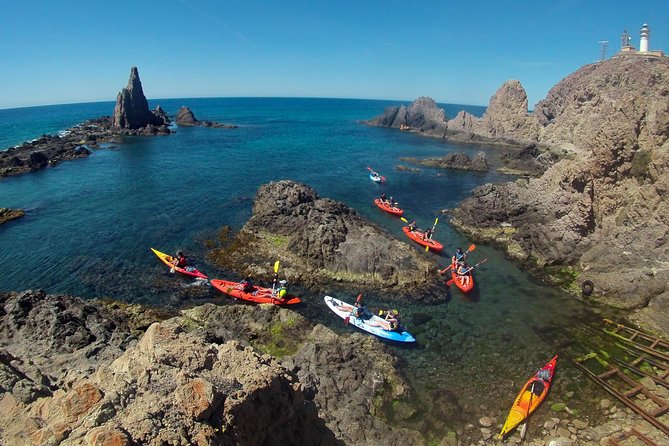 Cabo de Gata Active. Guided kayak and snorkel route through coves of the Natural Park - Cabo de Gata by kayak: why this coastline hits different