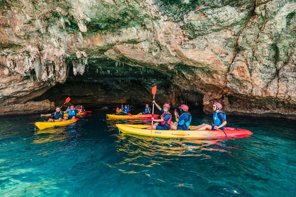 Cala Varques: Guided Sea Caves Kayak & Snorkeling Expedition - Snorkeling at Cala Varques: clear water, Posidonia, and spotting marine life