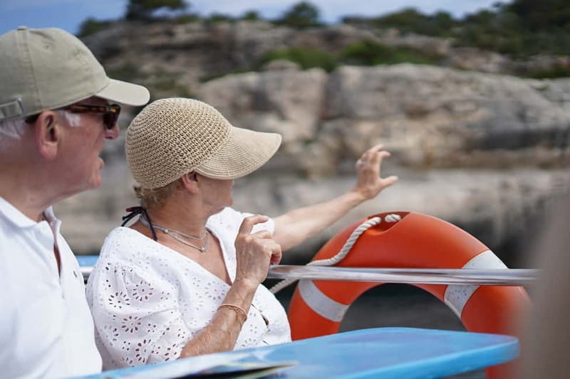 Cala'n Bosc: 3.5-Hour South Coast Sightseeing Boat Trip - Snorkeling and the Glass-Bottom Reflex System