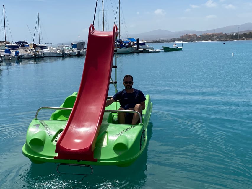 Caleta de Fuste: Pedalo with slide rental - Key things to know before you go