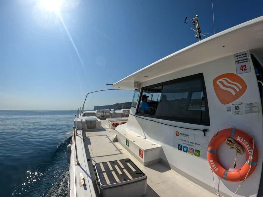 Calpe: Motor catamaran with a swim stop and optional lunch - Who should book this catamaran trip in Calpe?