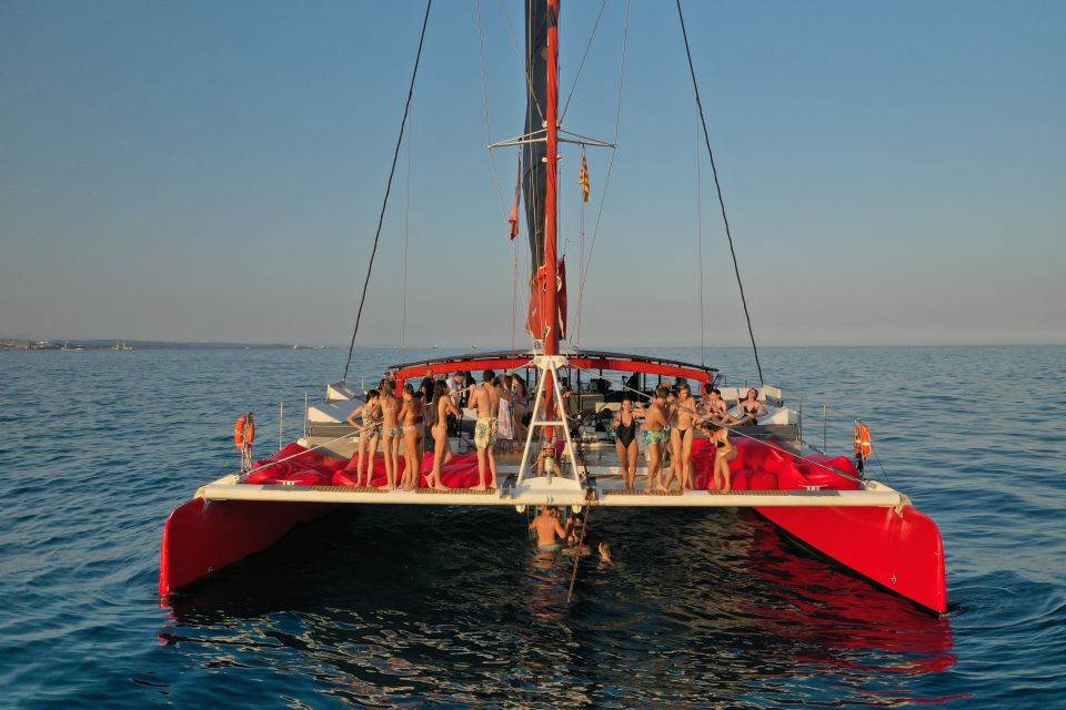 Cambrils: Catamaran Cruise with Drinks and BBQ Lunch Option - Space and comfort: private beds, less crowd stress