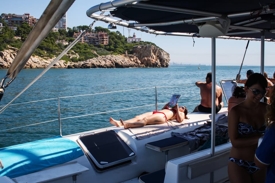 Cambrils: Costa Daurada Sail Catamaran Cruise - Where You’ll Swim and Snorkel: Cap Salou, La Pineda, or Mont-roig