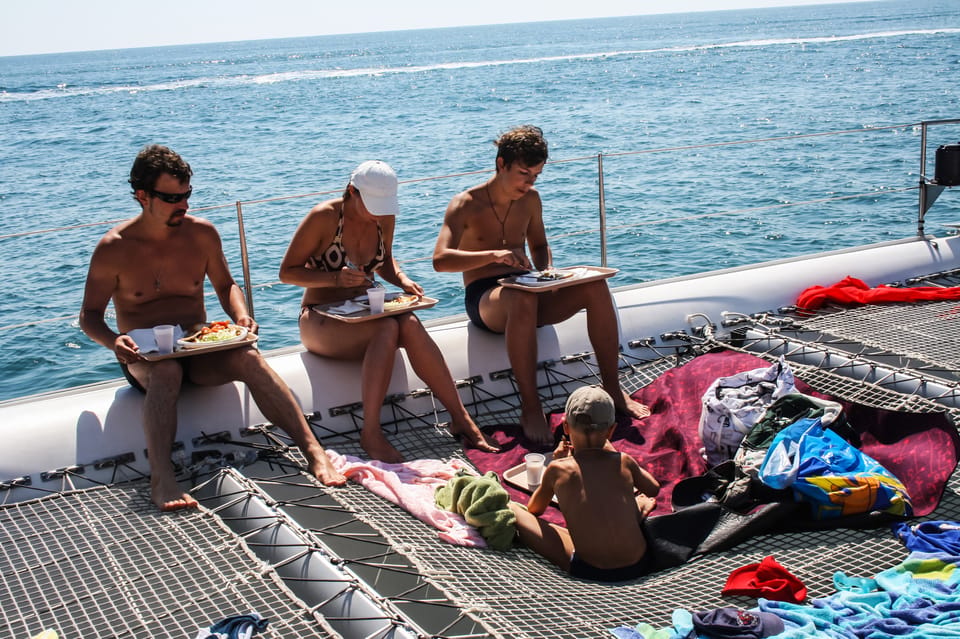 Cambrils: Costa Daurada Sail Catamaran Cruise - Food Options: Burgers, Wedges, and the BBQ Upgrade