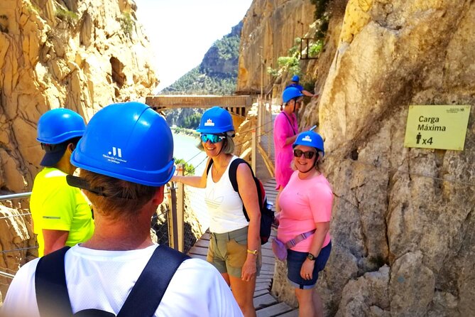 Caminito del Rey Group Walking Tour - Ardales National Park section: cliffs, valleys, bridges, and the hanging-bridge moment