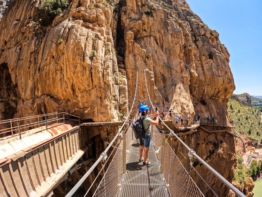 Caminito del Rey: Guided Tour and Entry Ticket - Walking the gorge: what the helmeted path is like in practice