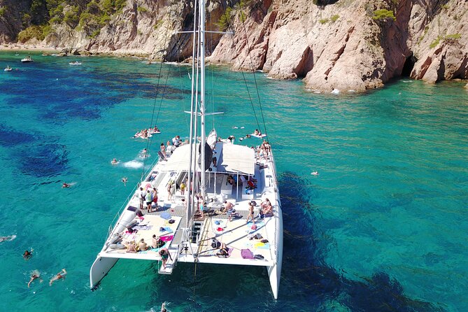 Catamaran ride -Costa Brava with barbecue and drinks. Familiar. - Key Highlights You’ll Care About