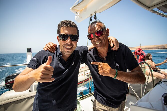 Catamaran Sailing in Lanzarote - Yoga on the nets and other small surprises