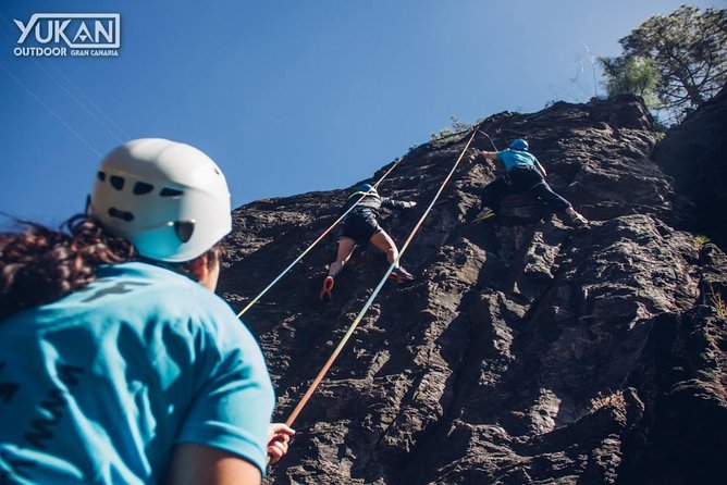 Climbing + Zipline + Via Ferrata + Cave. Adventure route in Gran Canaria - Why this Gran Canaria combo works in 4 hours