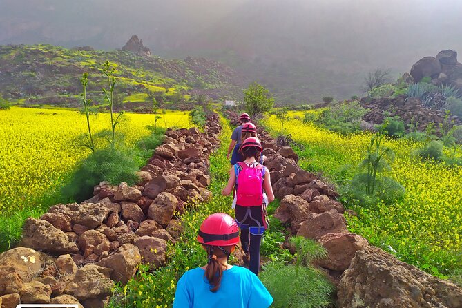 Climbing + Zipline + Via Ferrata + Cave. Adventure route in Gran Canaria - Guides, snacks, and included photos: where the value really shows