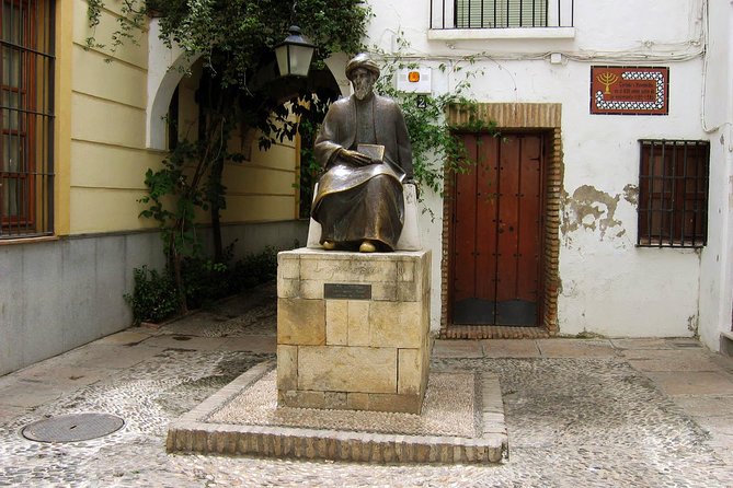 Cordoba: Mosque, Jewish Quarter and Alcazar - Quick stop: Maimonides statue and why that matters