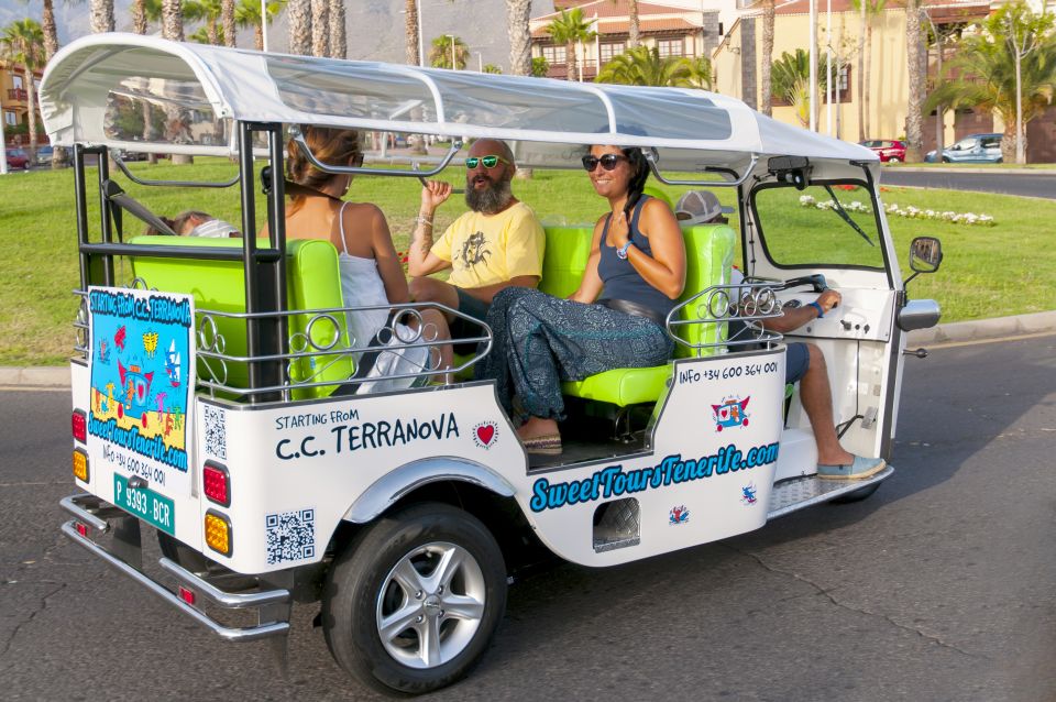 Costa Adeje: Double Tuk Tuk Tour - The volcanic core: Caldera del Rey and the banana connection