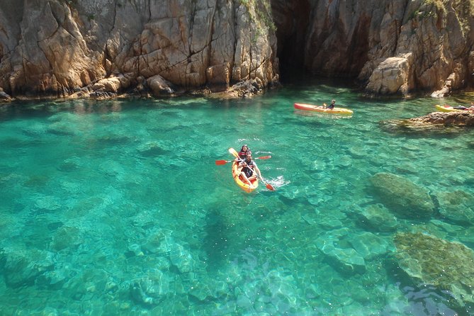 Costa Brava Kayaking and Snorkeling Small Group Tour with Lunch - Kayak time under expert guidance: safety and technique you can feel
